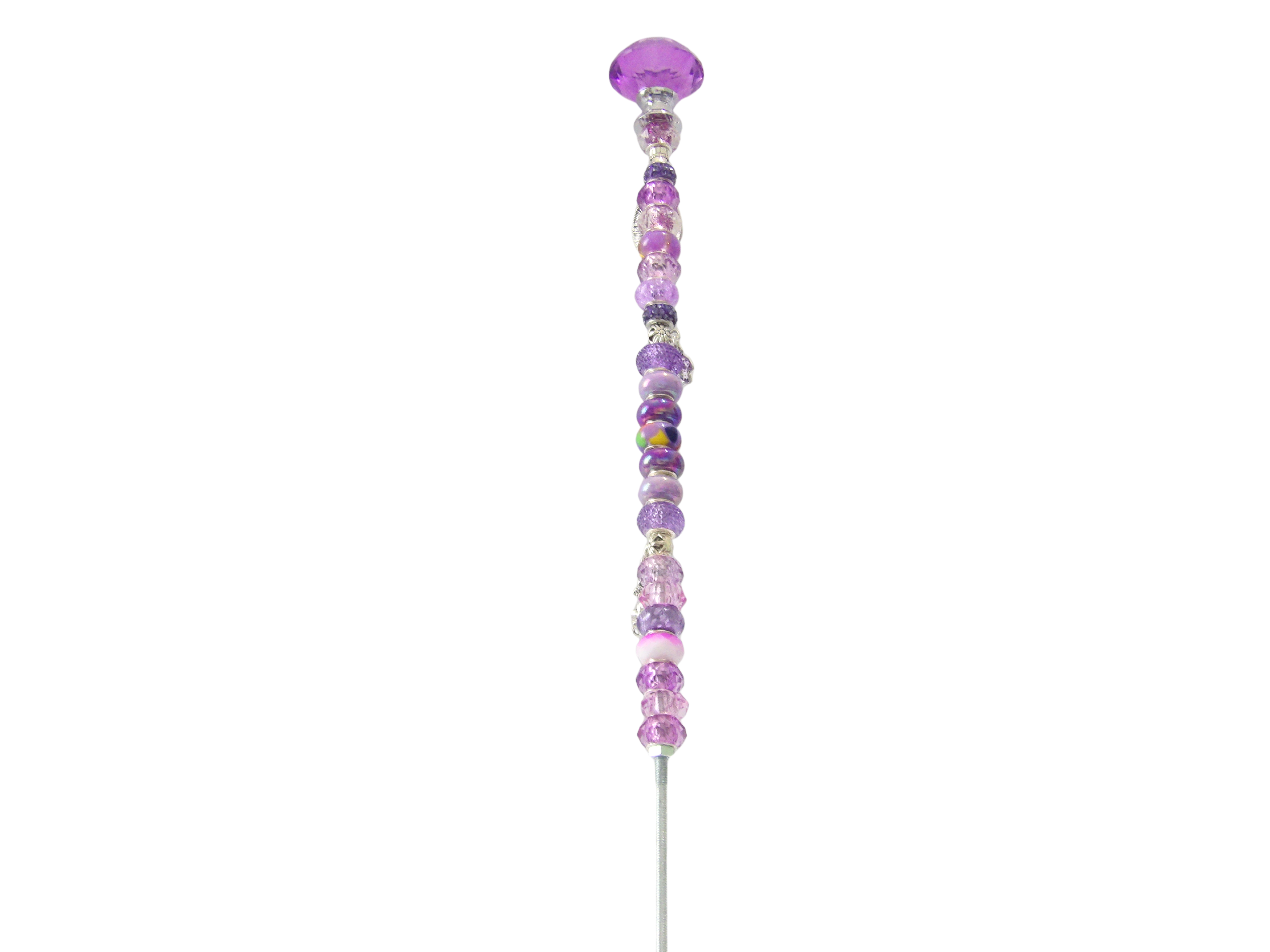 Beaded Fairy Garden Stake