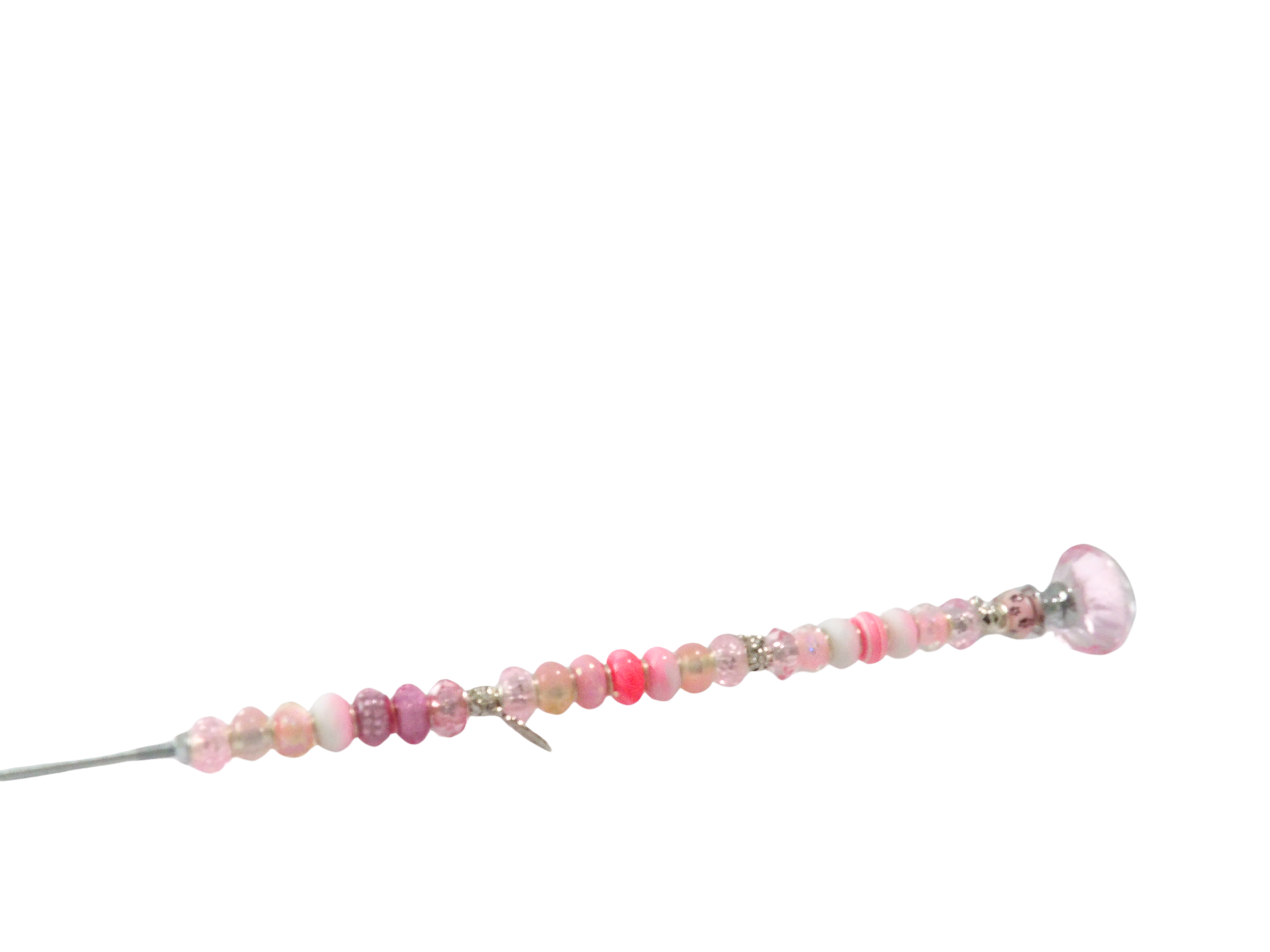 Beaded Fairy Garden Stake
