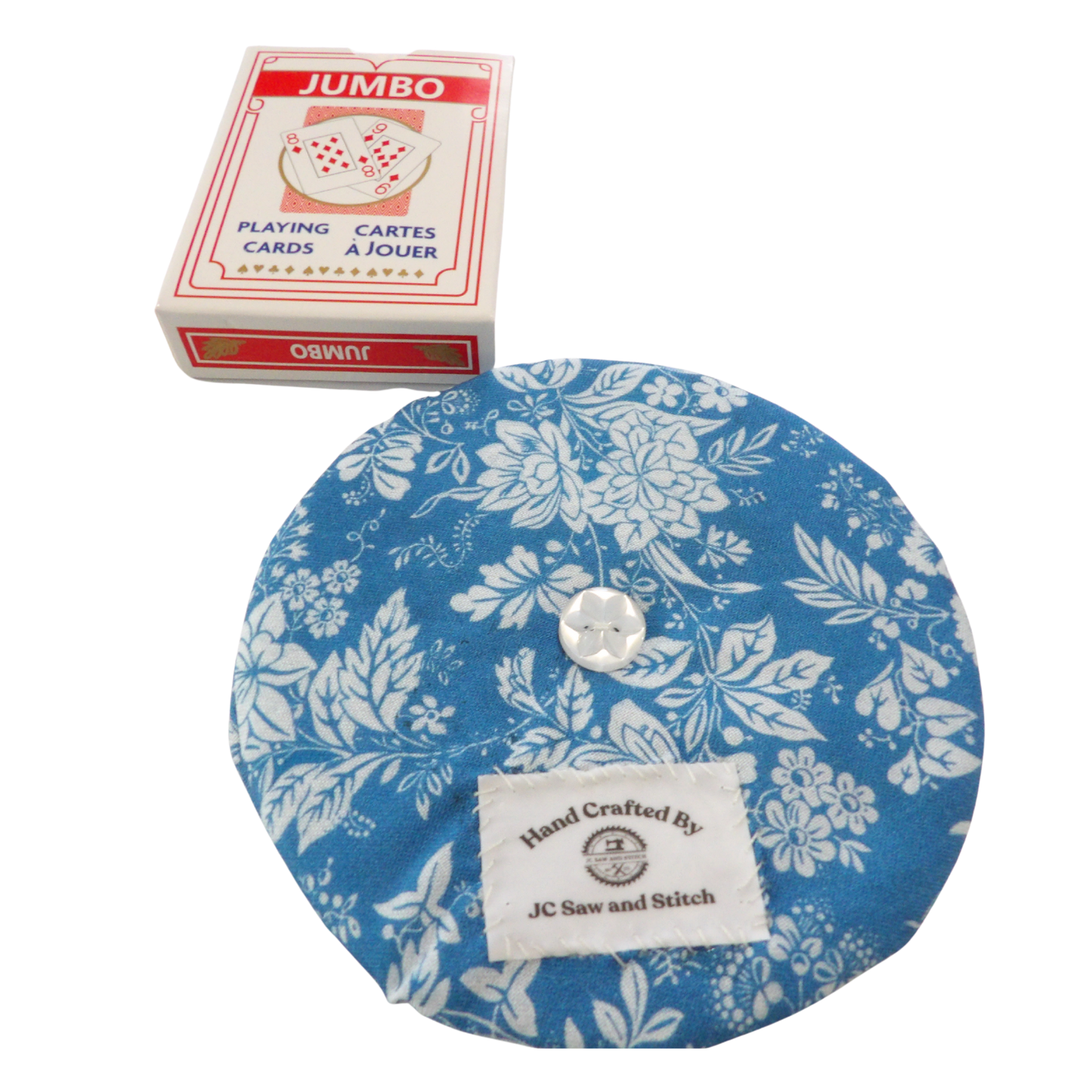 Handcrafted Cotton Playing Card Holder