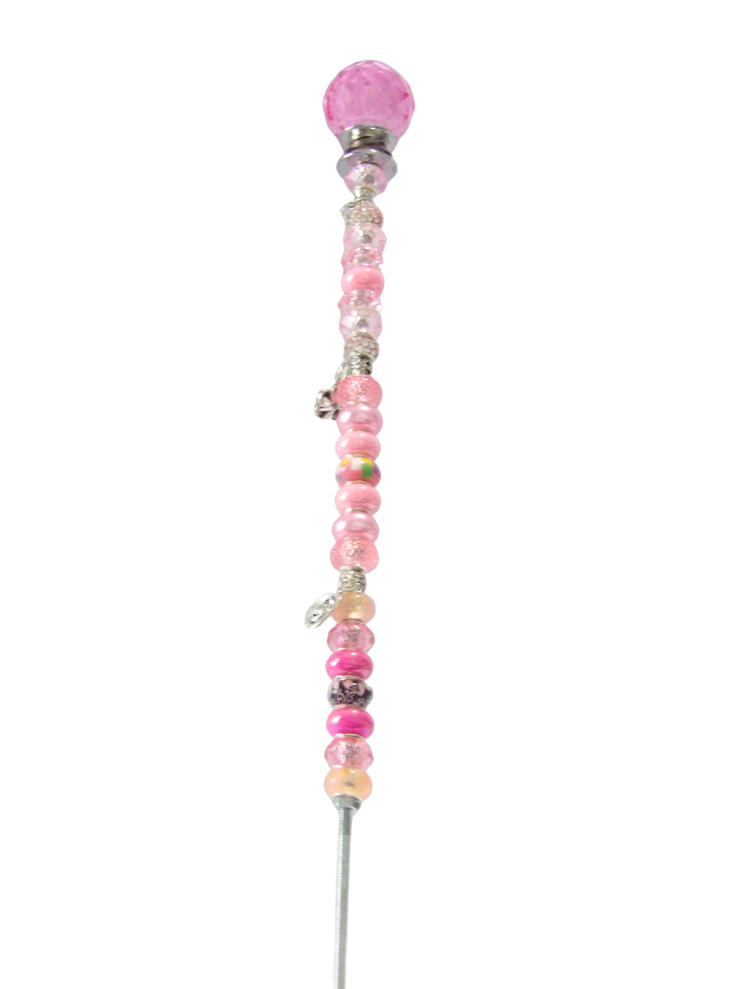 Beaded Fairy Garden Stake